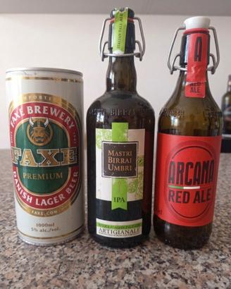 Set 3 Birre da Collezione / Vuote