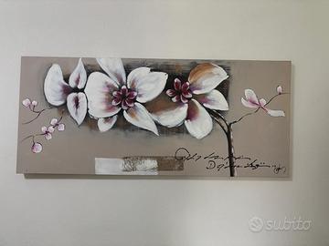 QUADRO DIPINTO TEMA FLOREALE