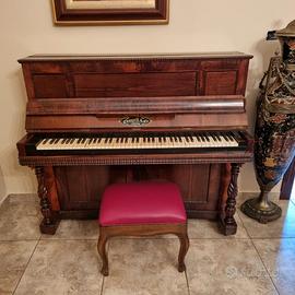 Pianoforte verticale Chappell & Co. con sgabello