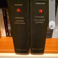 Dizionario Calonghi Badellino 2 vol. Italiano lati