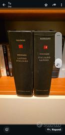 Dizionario Calonghi Badellino 2 vol. Italiano lati