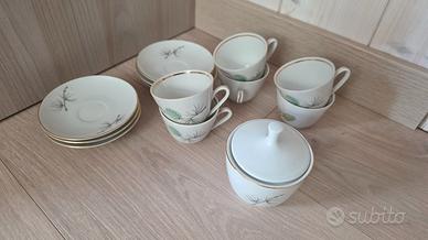 set servizio tazzine piattini caffé o the