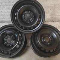 Cerchi 6.5Jx15 - 5x114.3 in ferro per Renault