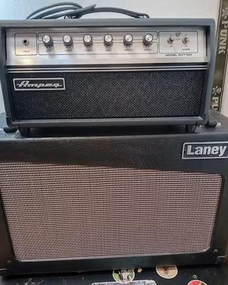 Ampeg gvt15h + cassa Laney 2x12