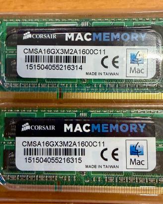 Corsair CMX16GX3M2A1600C11 | 16 GB (2x8GB) DDR3 RA