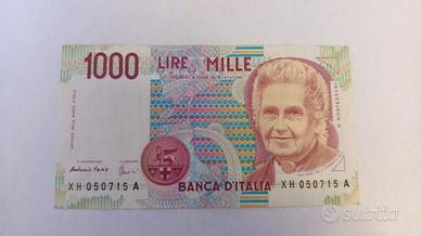 1000 LIRE SERIE SOSTITUTIVA RARA XH SPL