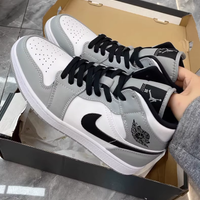 Jordan 1 Mid Light Smoke Grey EU42