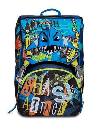 zaino scuola SJ gang Seven - blu - modello Squalo