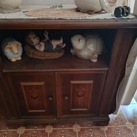 Mobile vintage in legno porta TV