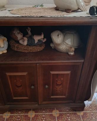 Mobile vintage in legno porta TV
