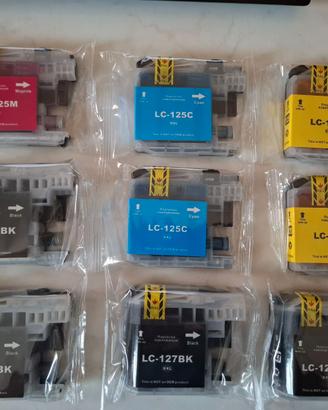 CARTUCCE NUOVE LC-127BK, LC-125M, LC-125C, LC-125Y