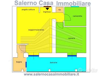 Salerno zona Via Crispi, NUDA PROPRIETA' di 2 vani