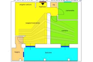 Salerno zona Via Crispi, NUDA PROPRIETA' di 2 vani
