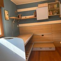 cameretta con letto a castello