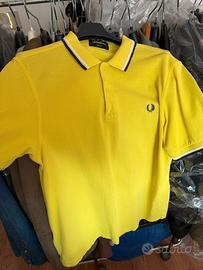 Polo Fred perry gialla taglia M slim fit