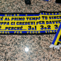 Sciarpa Milan Liverpool 2005 ultra