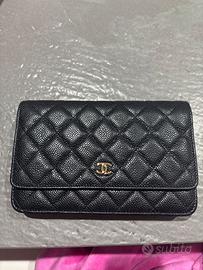 Borsa in pelle trapunta