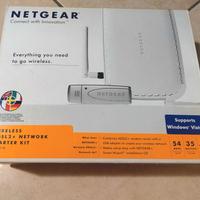 Router Netgear wireless adsl2+ dgb1qg con USB wifi
