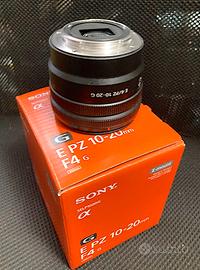 Obiettivo APS-C Sony PZ 10-20mm F4 - NUOVO!