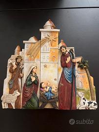 Natale presepe in gesso