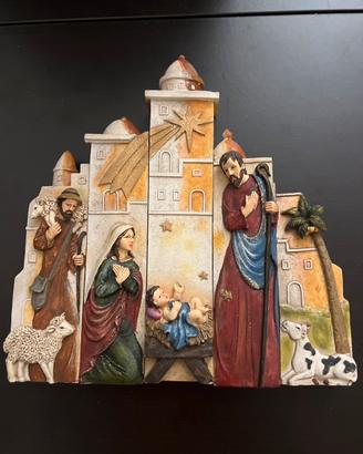 Natale presepe in gesso
