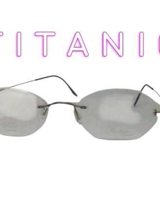 Safilo Montatura per Occhiali da Vista TITANIO Vin