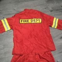 Costume carnevale pompiere