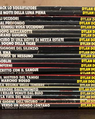 25 numeri Dylan Dog tra 2 e 141 in blocco