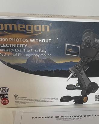 Inseguitore Astrofotografia Omegon Mini Track LX2