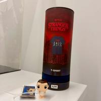 T-Shirt Stranger Things Netflix + Kinder Joy Conad