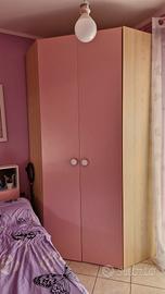 cabina armadio rosa