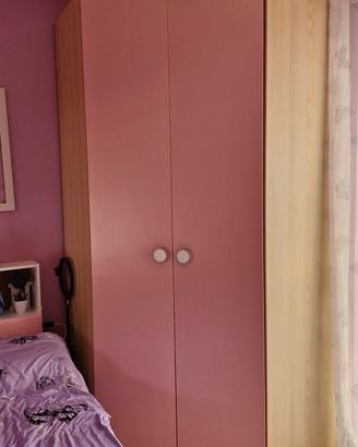 cabina armadio rosa