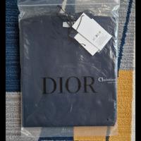T-shirt Christian Dior Couture Logo Nera Nuova Car