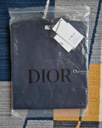T-shirt Christian Dior Couture Logo Nera Nuova Car