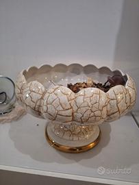 "Centrotavola vintage in ceramica Bassano Italy c
