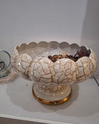"Centrotavola vintage in ceramica Bassano Italy c