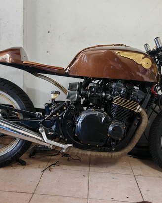 Cafè Racer ASI progetto custom Suzuki 570
