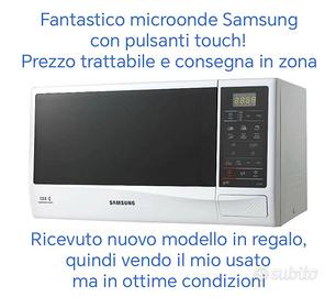 Microonde Samsung GW732K con Grill – 23 litri