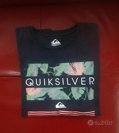 T-shirt Quiksilver, nera