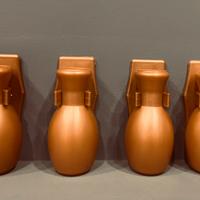 N 4 vasetti porta orchidee  adesivi cimitero