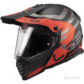 CASCO LS2 MX 436 PIONEER EVO ADVENTURER BLACK ORAN