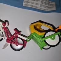 Set Playmobil 6388 bicicletta con rimorchio