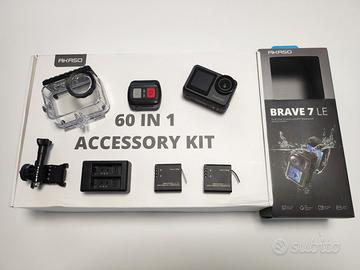 Action Cam AKASO Brave 7 LE 4K-30fps - 20MP + KIT