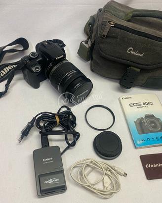 Macchina fotografica Canon EOS 400D con accessori