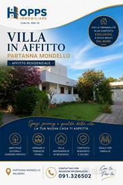 Mondello porzione di bifamiliare 150mq giardino