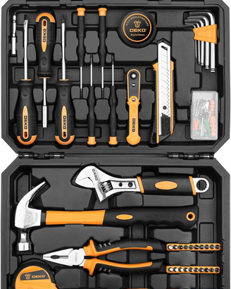 DEKO Set di utensili per riparazione casa 100 pezz