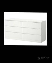 Cassettiera Malm 6 cassetti