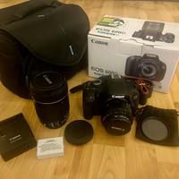Canon EOS 600D - Solo 7257 scatti + 2 Lenti