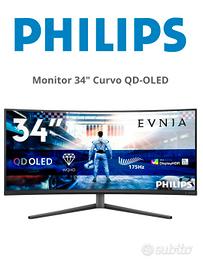 tv gaming curvo 34 pollici philips