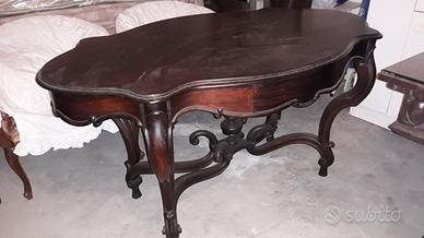 TAVOLO LEGNO STILE LUIGI FILIPPO